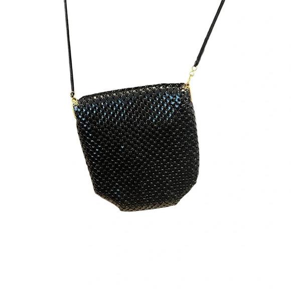 Vintage Regale Hong Kong Black Metal Flat Chain Shoulder Bag - Picture 3 of 7